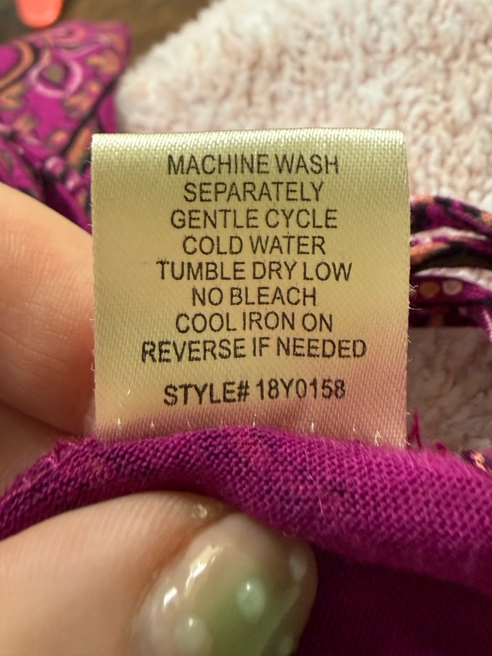 Vintage Y2K Tank Embellished Floral V-Neck Top Magenta Fresh Brewed Beaded M - Picture 6 of 6